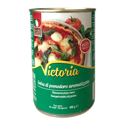 VICTORIA Pizzakaste 400g (plekkpurk)