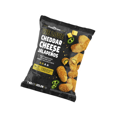 FROSTKRONE Cheddar juustu nagitsad jalapenoga 1kg (külm.)