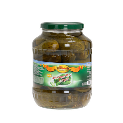 FOOD INDEX Marineeritud kurgid 1,6kg (9-12cm) (klaas)