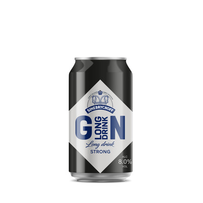 SINEBRYCHOFF GN Long Drink Strong 8% 33cl(purk)