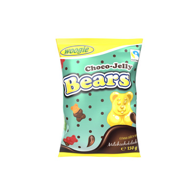 WOOGIE Kummikommid Choco-Jelly Bears 150g