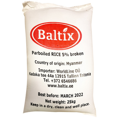 BALTIX Aurutatud riis 25kg
