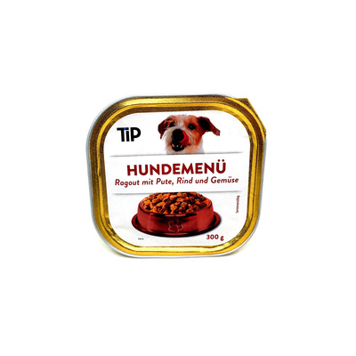TIP Raguu koertele kalkun-veiseliha-köögivili 300g