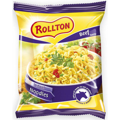 ROLLTON Loomalihamaitselised kiirnuudlid 60g