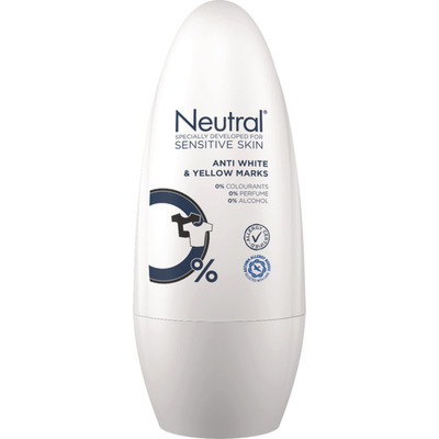 NEUTRAL Roll-on Deodorant Sensitive Skin White&Yellow 50ml