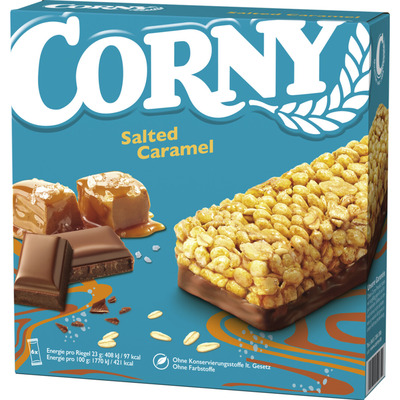 CORNY Müslibatoon piimašokolaadi-karamelli-meresoola 6x23g
