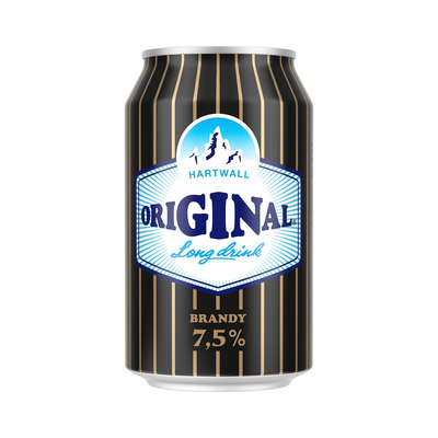 HARTWALL Long Drink Original Brandy 7,5% 33cl(purk)