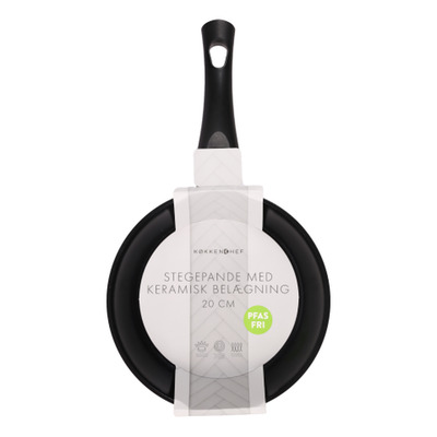 Pann keraamilise kattega Kokkenchef 20 cm