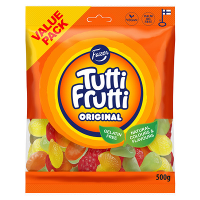 Kummikommid Original Tutti Frutti 500g