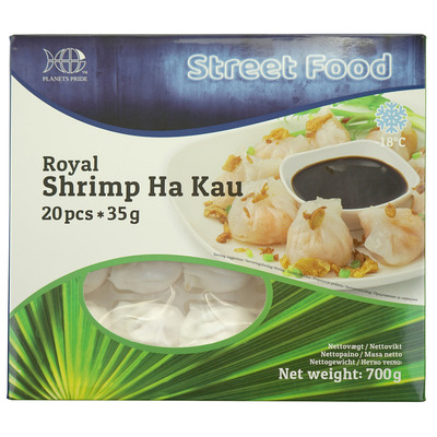 PLANETS PRIDE Royal krevetipelmeenid Ha Kau 700g(20x35g,külm