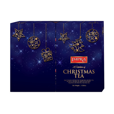 IMPRA Musta tee assortii Christmas 6x5x2g (niidiga)