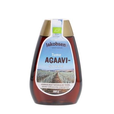 JAKOBSENS Tume agaavisiirup 350g (öko)