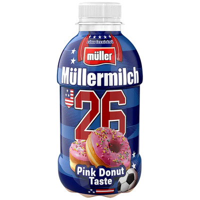 Müller roosa sõõriku maitselinepiimajook, 400 g