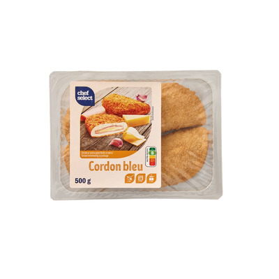 Cordon Bleu paneeritud linnulihašnitsel