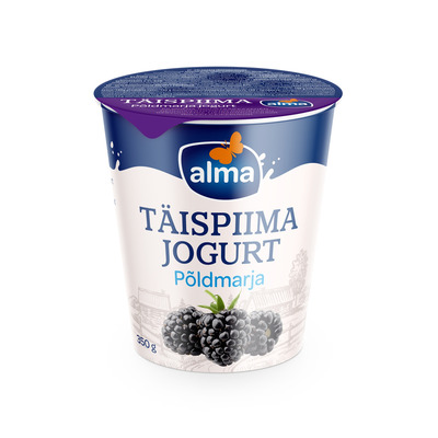ALMA Täispiimajogurt põldmarja 350g