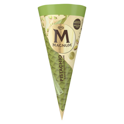 Jäätis pistaatsiapähkli ja valge šokolaadiga Magnum 115ml/82g