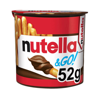 Nutella & Go! sarapuupähklikreem saiapulkadega 52 g