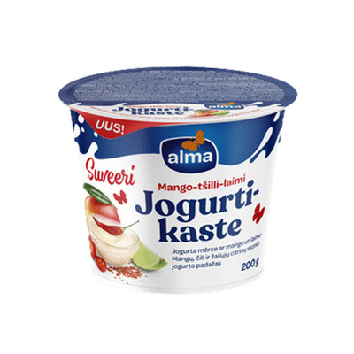 Jogurtikaste ALMA mango-tšil.-laimi,200g