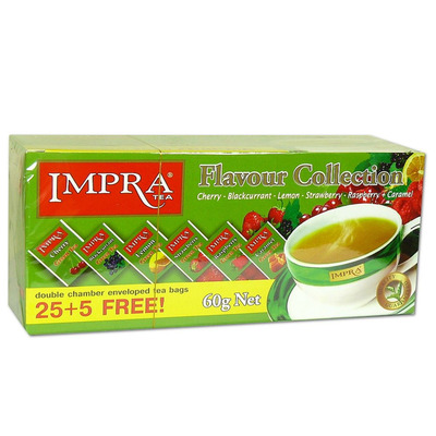 IMPRA Rohelise tee assortii 25+5x2g(ümbrikus)