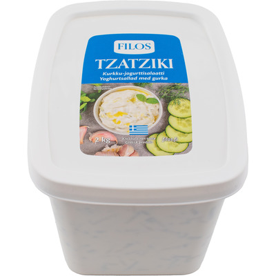 FILOS Tzatziki Kreeka kurgi-jogurtikaste 2kg(laktoosivaba)
