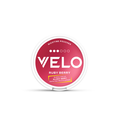 VELO Nikotiinipadjad Ruby Berry 7,9mg (15tk)