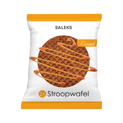 SALEKS Vahvlid karamellitäidisega "Stroopwafel" 1,65kg 50tk