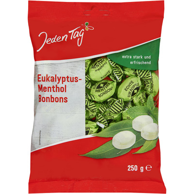 JEDEN TAG Eukalüpti-mentooli kommid 250g