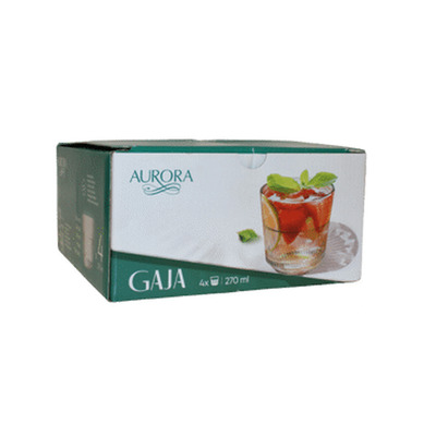 Joogiklaasid AURORA Gaja 260ml 4tk