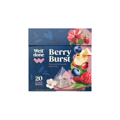 Puuvilja tee WELL DONE Berry Burst 20x2g