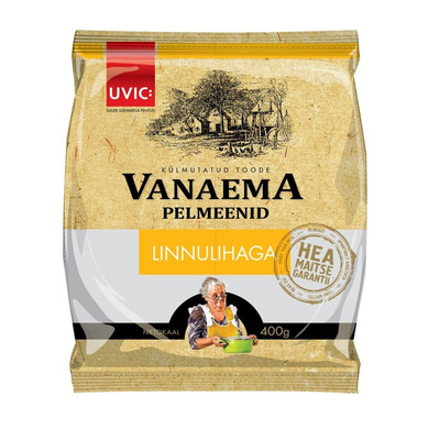 UVIC Vanaema pelmeenid linnulihaga 400g(külmut.)