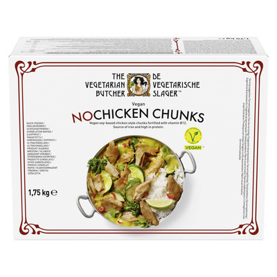 THE VEGETARIAN BUTCHER NoChicken tükid 1,75kg(külmut.)