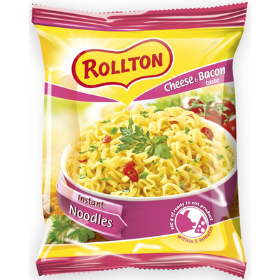 ROLLTON Juustu- ja peekonimaitselised kiirnuudlid 60g