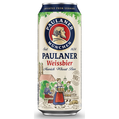 PAULANER nisuõlu Hefe Weissbier hele 5,5% 50cl(purk)