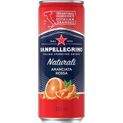 SANPELLEGRINO Naturali Aranciata Rossa 0,33l (purk)