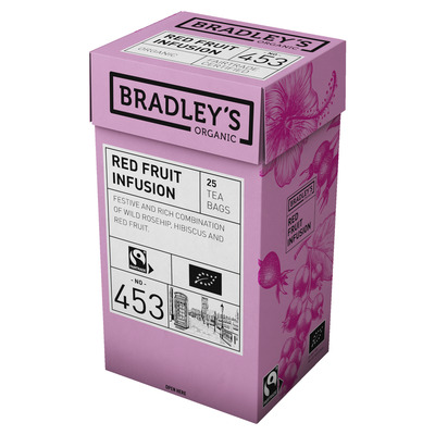 BRADLEY'S Organic Red Fruit Infusion tee 25x1,5g(ümbrik)