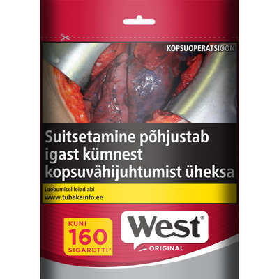 WEST Sigaretitubakas Red 80g
