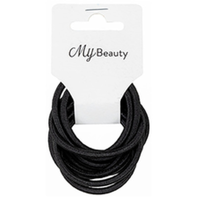 Juuksekummid must 10tk