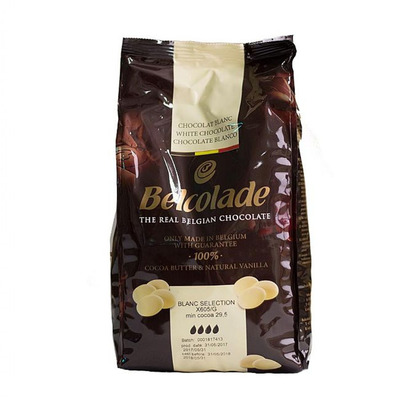 BELCOLADE Valge šokolaadi kuvertüür (29,5% kakaosisald.) 1kg