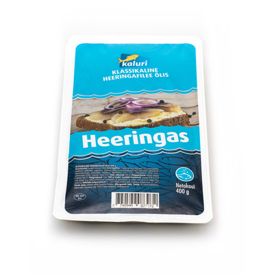 KALURI Klassikaline heeringafilee õlis 400g