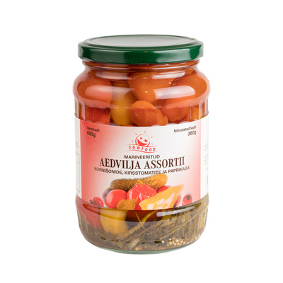 SUNFOOD Marineeritud assortii 680g