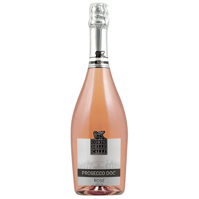 CORTE Delle CALLI Prosecco Doc Rose Extra Dry11% 75cl(roosa)