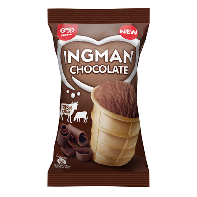 INGMAN Šokolaadijäätis vahvlitopsis 120ml