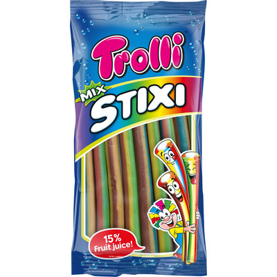 TROLLI Kummikommid Värvipliiatsid 85g