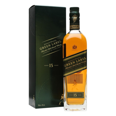 JOHNNIE WALKER Green Label 15 Years 43% 70cl(karbis)