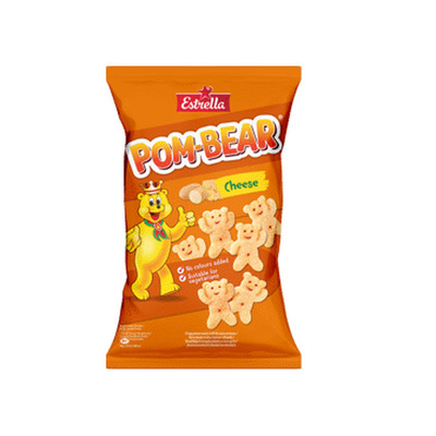 Kar.snäkk juustum.Pom-Bear ESTRELLA 65g