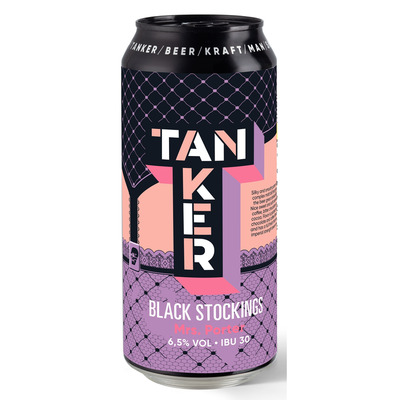 TANKER õlu Black Stockings Porter tume 6,5% 44cl(purk)