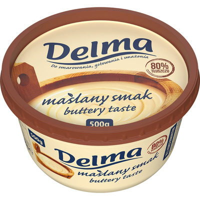 DELMA Võimaitseline margariin 80% 500g