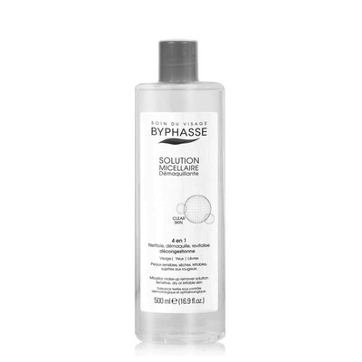 BYPHASSE 4in1 Mitsellaarvesi aktiivsöega 500ml