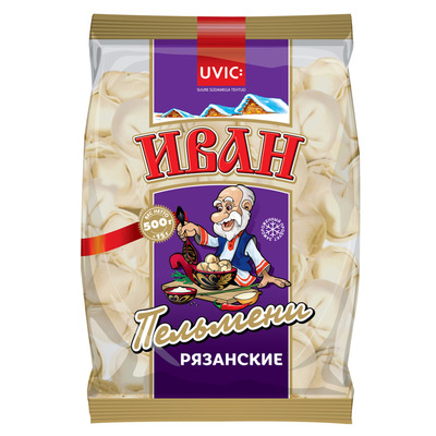 UVIC Pelmeenid Ivan Rjazanskye 500g(külmut.)