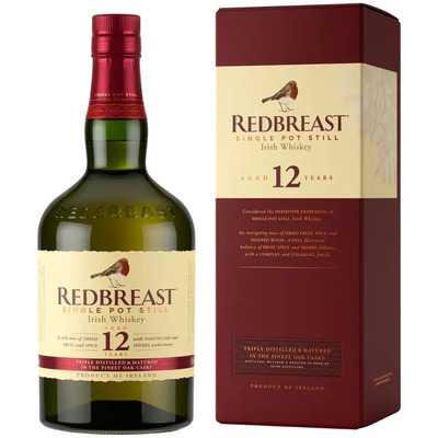 Redbreast 12YO Single Pot Still Irish Whiskey 40%vol 700 ml